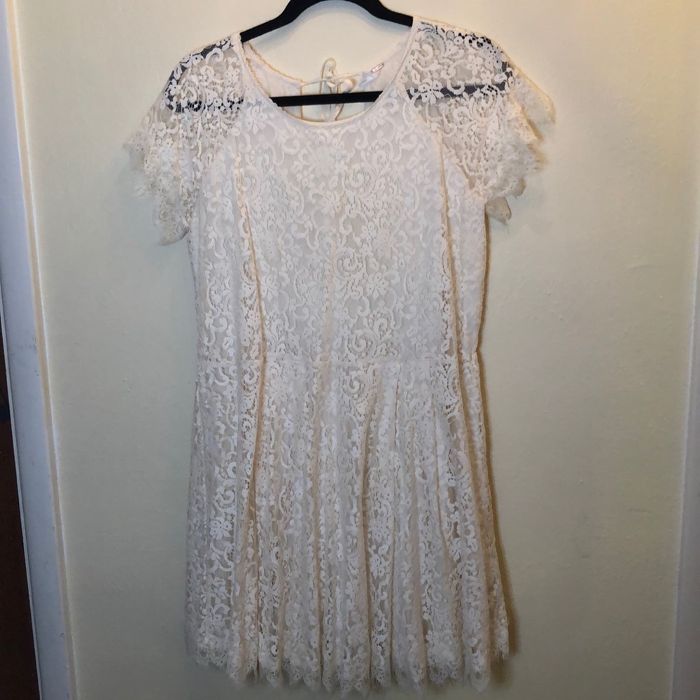 Lace free people dress